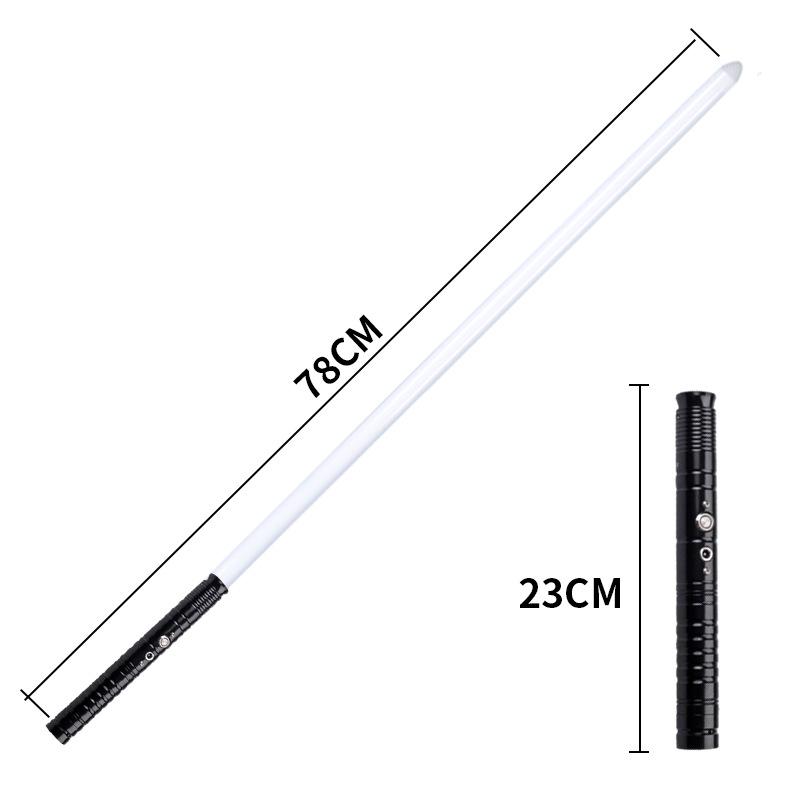 Popular Cross-Border Metal Lightsaber Toy - Glowing Stick Sword for Kids' Gifts and Street Stalls.