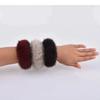 Haarband 100% Echtes Nerzhaar Seil Haargummi Seil Pferdeschwanz Schwanz Streifen Handgelenkband Vintage Elastisch Kopfschmuck Haarband