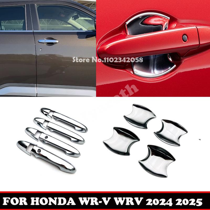 For HONDA WR-V WRV DG5 Series 2024 2025 ABS Car Door Pull Doorknob Catch Door Handle Bowl Cap Decoration Cover Trim Accsesories