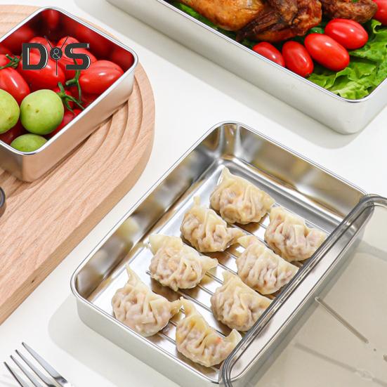 1000ML/2000ML/800ML/400ML Crisper Box Large Capacity Lunch Box with Sealed Lid Prevents Odor Storage Box