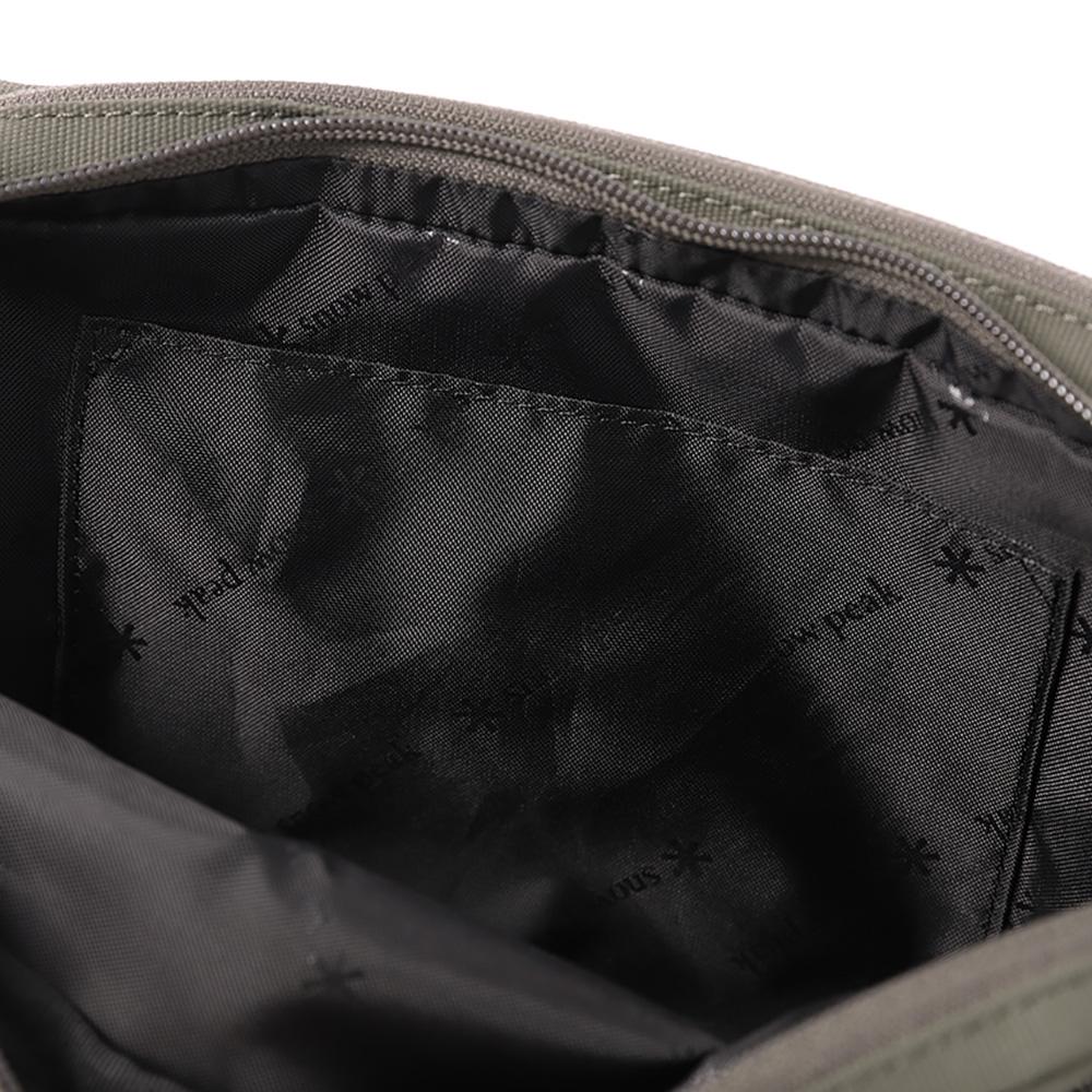 SNOWPEAK Rough Square Hip Sack Dark Khaki (S24ZUFBG67)