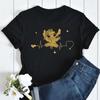 New Disney Women T-shirt Kawaii Lilo Stitch Print Tee Shirts Fashion Short Sleeve T Shirt Female Streetwear Y2k Clothes Top