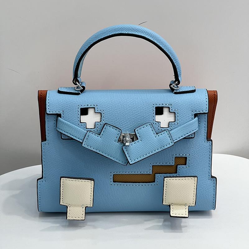 Little Red Book Style Fashion Motorcycle Bag Cute Bag Casual Youyi Bag Real Leather Small Messenger Bag Handbag Single Shoulder  Bag