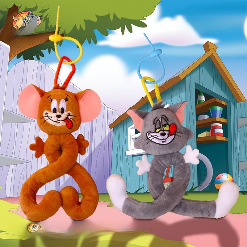 And Tom Jerry Fleece Doll Pendant Free Deformation Twister Pendant Keychain