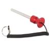 Gym Weight Stack Pin with Lanyard Enhanced Security Selector Lock Pin Gym Accessory for Workout Fitness Exercise Red 8mm 100mm