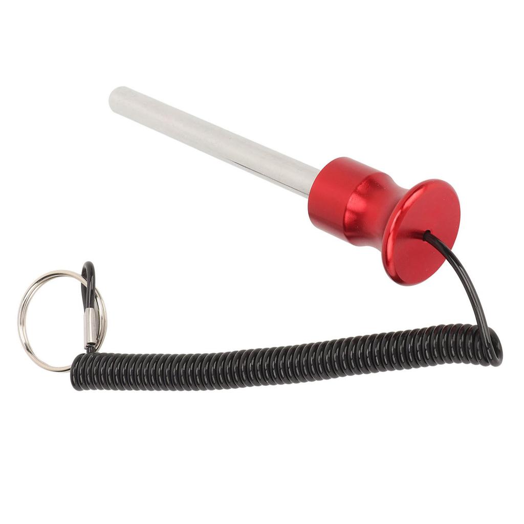 Gym Weight Stack Pin with Lanyard Enhanced Security Selector Lock Pin Gym Accessory for Workout Fitness Exercise Red 8mm 100mm