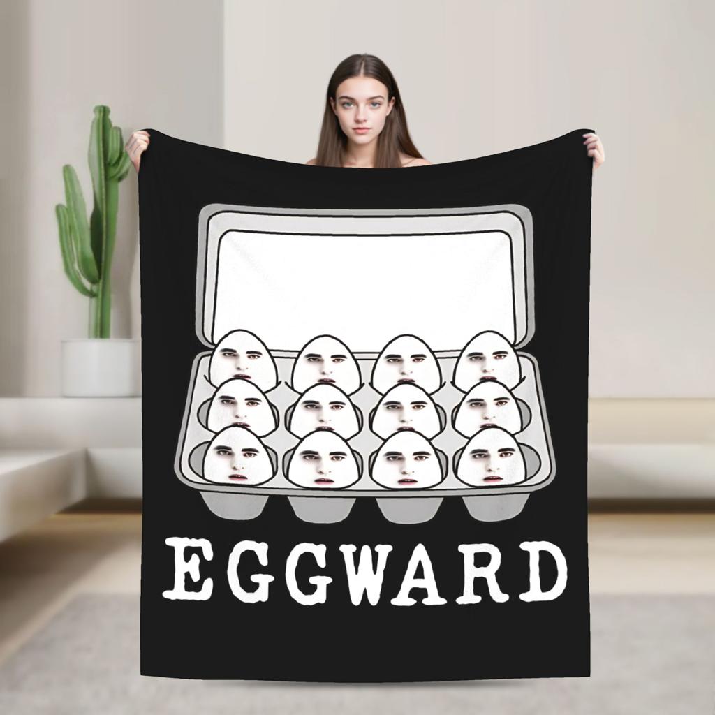 Funny Eggward Meme Blanket Twilight Edward Cullen Fuzzy Novelty Soft Throw Blankets For Home Autumn/Winter