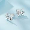 Silver Earrings, Cute Kittens, Studs, Silver 925