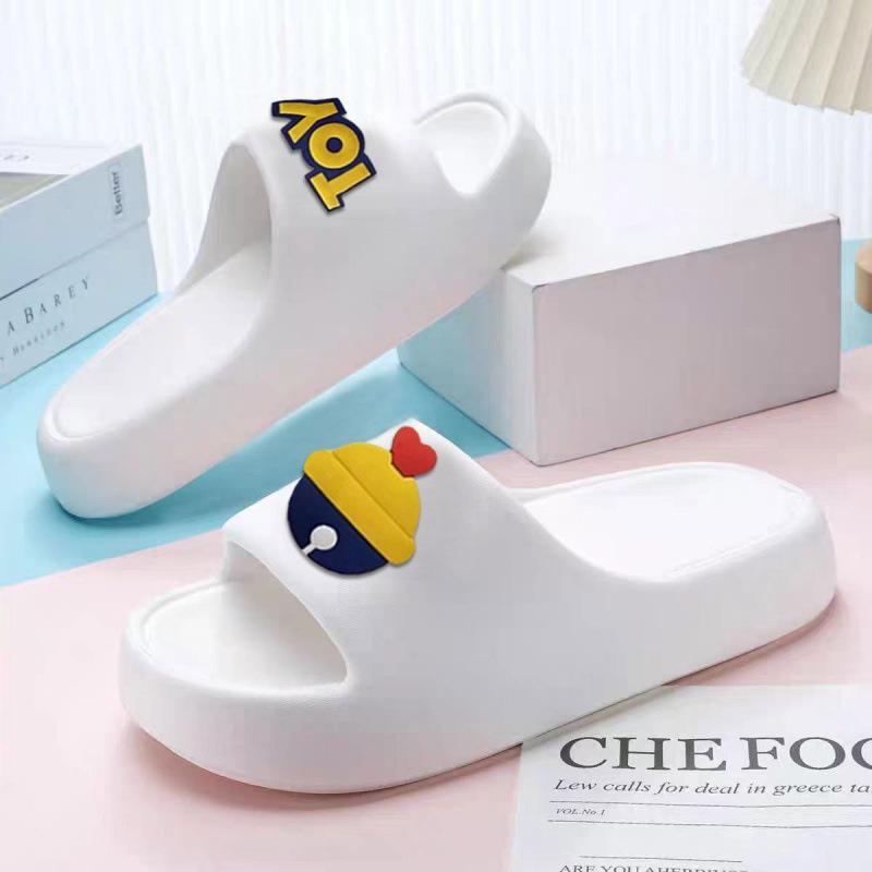 Unisex EVA Slip-Resistant Indoor/Outdoor Slippers - Thick Sole, Quiet, Shower-Ready Sandals