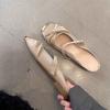 Baotou Half Slippers Women's 2025 Summer New Outer Wear French Height Increase with Skirt One Pedal Single Shoes Temperament Sandals