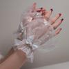 Elegant Bowknot Sleeves For Nails Art Photography Soft Glitter Fabric Comfortable Elastic Arm Covers