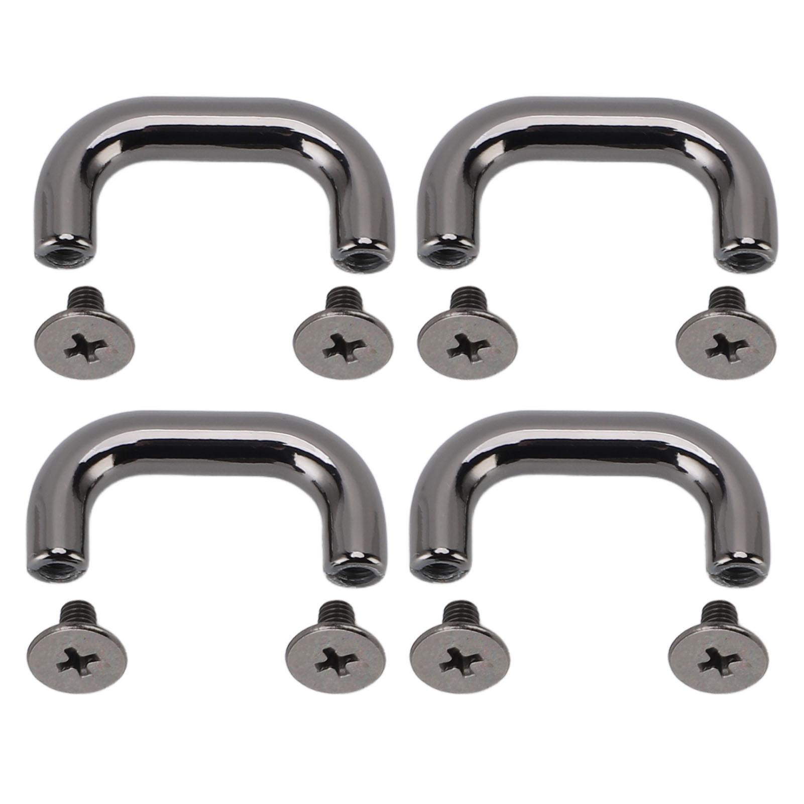 

20 комплектов пряжек в форме U, 5,5 мм, перекрестные винты, арочные ручки для сумочки серый