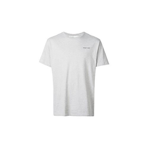 OFF WHITE SS19 T Shirt Mens Gray OMAA027S191850220710 S серый