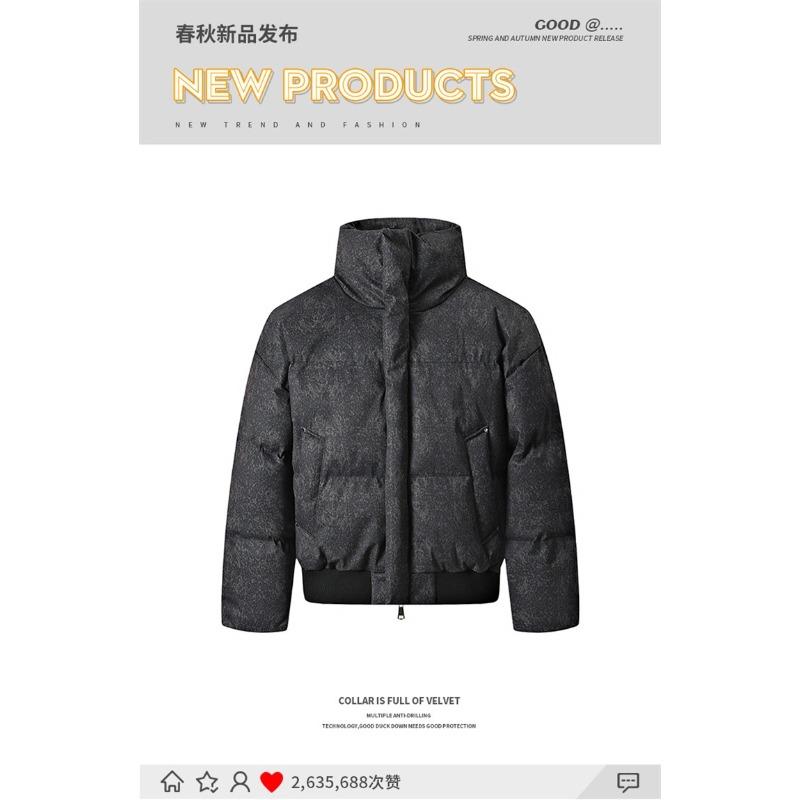 Stup-collar cotton jacket men's winter thickened warm cotton jacket youth casual jacket padded clothes