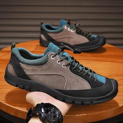 Herren Plus Size Wildleder Wanderschuhe - Herbst/Winter Atmungsaktive Outdoor Freizeitsneakers