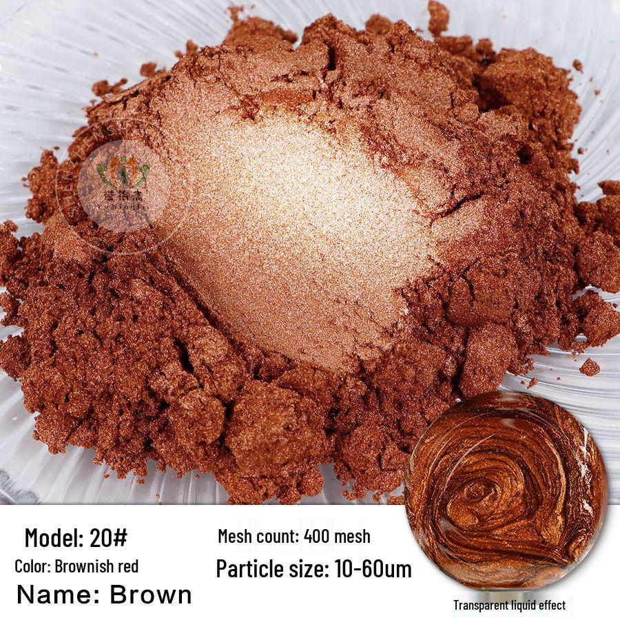 120 Color Chameleon Pearlescent Mica Powder for Epoxy Resin, Paint, and Watercolor