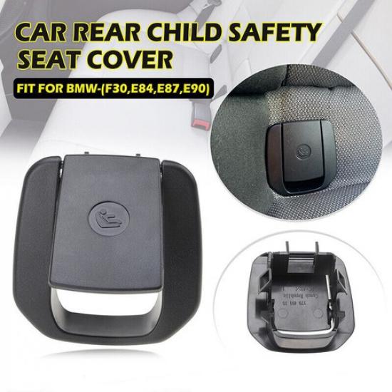 Rear Child Seat Anchor Cover Black Fits BMW 1/3 Series X1 E84/E87/E90/F30/F35