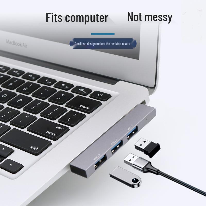 Universal USB-C Wireless Direct Plug-In Hub and Converter with USB 3.0