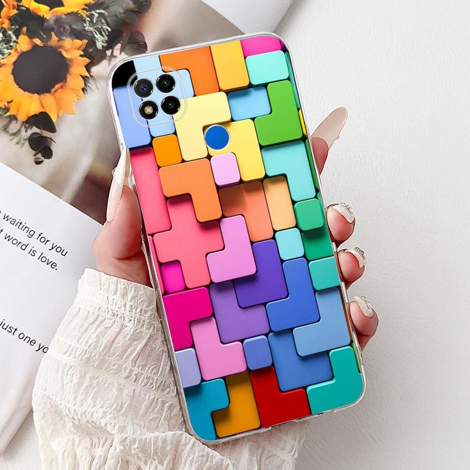 

For Xiaomi Redmi 9C Case 6.53 Cute Love Heart Painted Cover Soft Slim Phone Case For Xiaomi Redmi 9C NFC Redmi9C Fundas Bumper Redmi 9C NFC