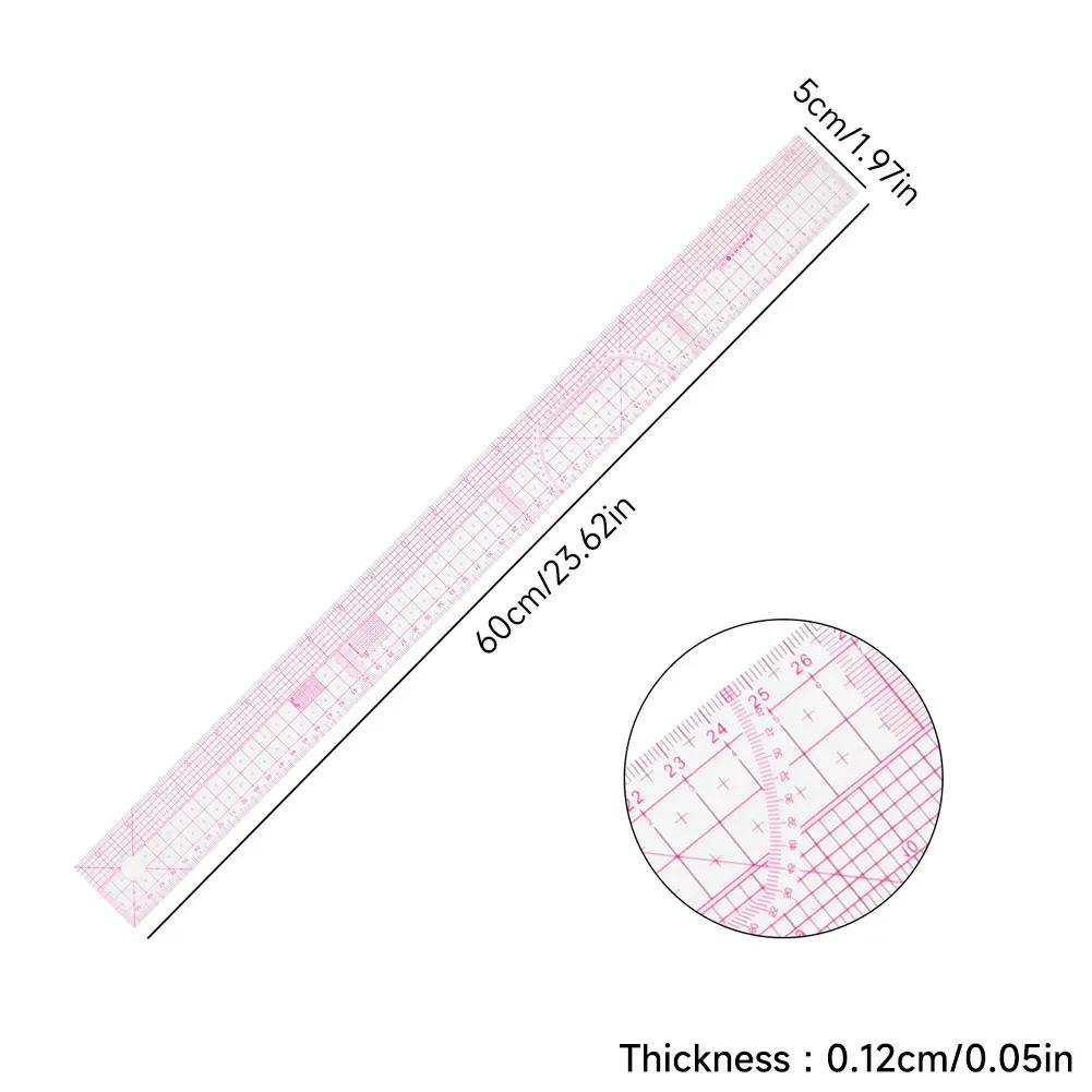 Tailor Measure Ruler Soft Grading Design Ruler French Metric Curve Template Sewing Accessories For Clothing Pattern Making DIY