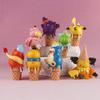 PokéMon Pocket Monster Ice Cream Anime Figurine Bulbasaur Snorlax Pokemon Collection Model Doll Desktop Decoration Toy Kids Gift