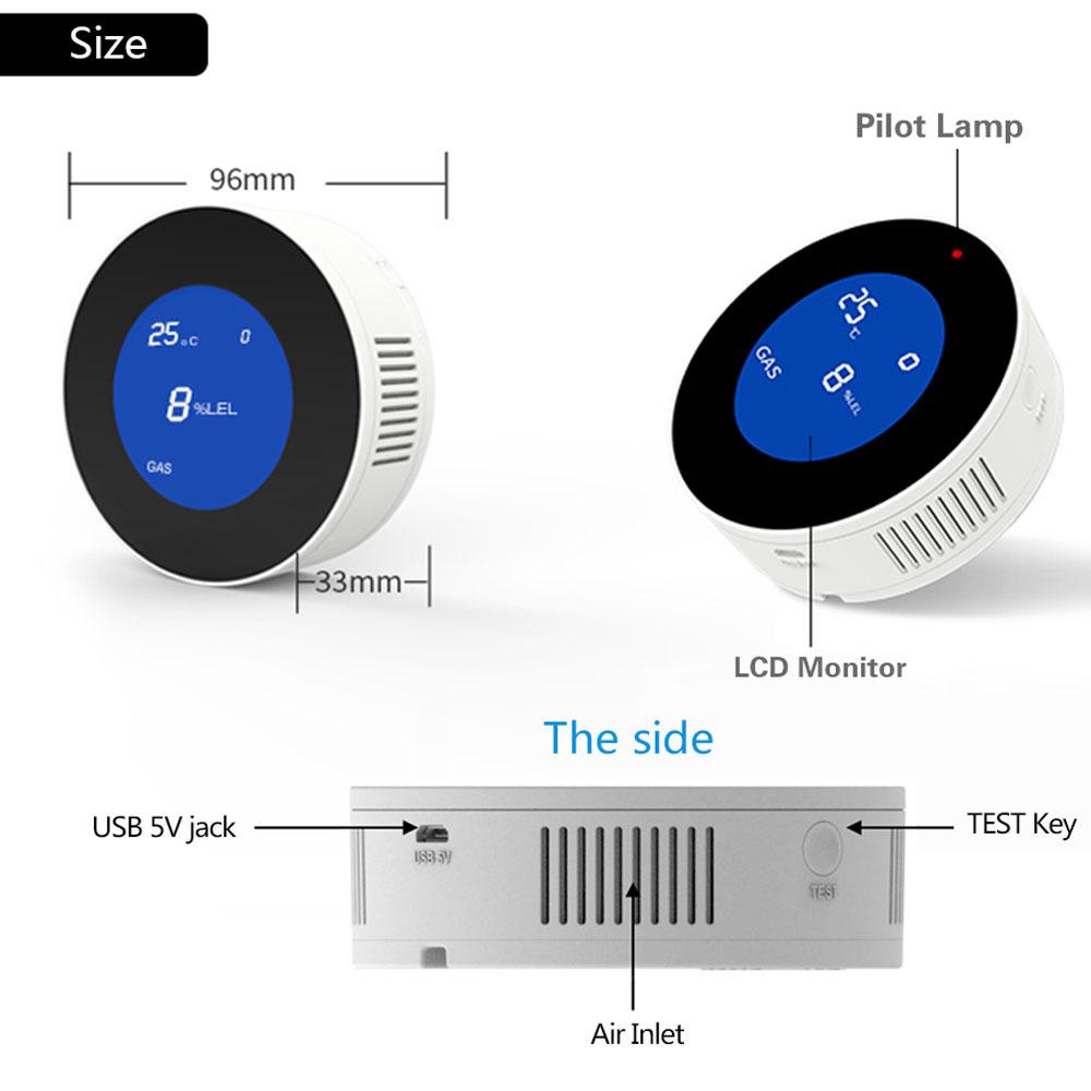 Tuya WiFi-Gasdetektor – Exportmodell (Alte Version)