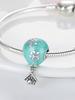 Charms Plata Niedlicher Kleiner Dinosaurier Erdbeerperlen Charm Kupferbeschichtet Passend für Charms Originalarmband Zum Schmuckherstellen DIY Charm