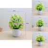 Artificial Chrysanthemum Desk Decor With Handcrafted Plastic Flowers For Home Office And Living Room