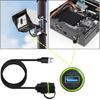 Speed USB Coupler USB3.0 Panel Mount Nylon Shell IP68 Waterproof Rating for Industrial Machinery USB Extension Cord