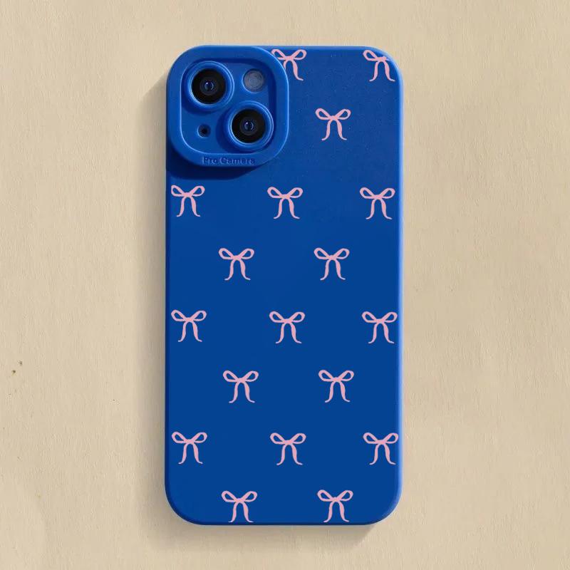 Simple Bow Silicone Soft Phone Case For Xiaomi Redmi Note 14 13 12 11 Pro Plus 5G 12S 11S Redmi 13C 14C 12 4G Cover