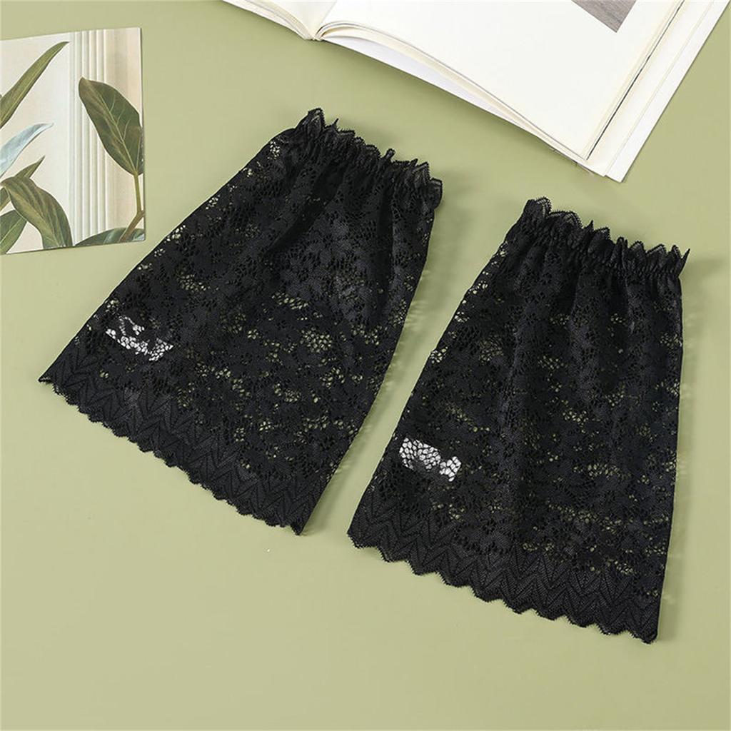 1/2 Pairs Breathable Lace Arm Sleeves For Women And Girls Comfortable Wear Sun Protectors Wrist Cuffs