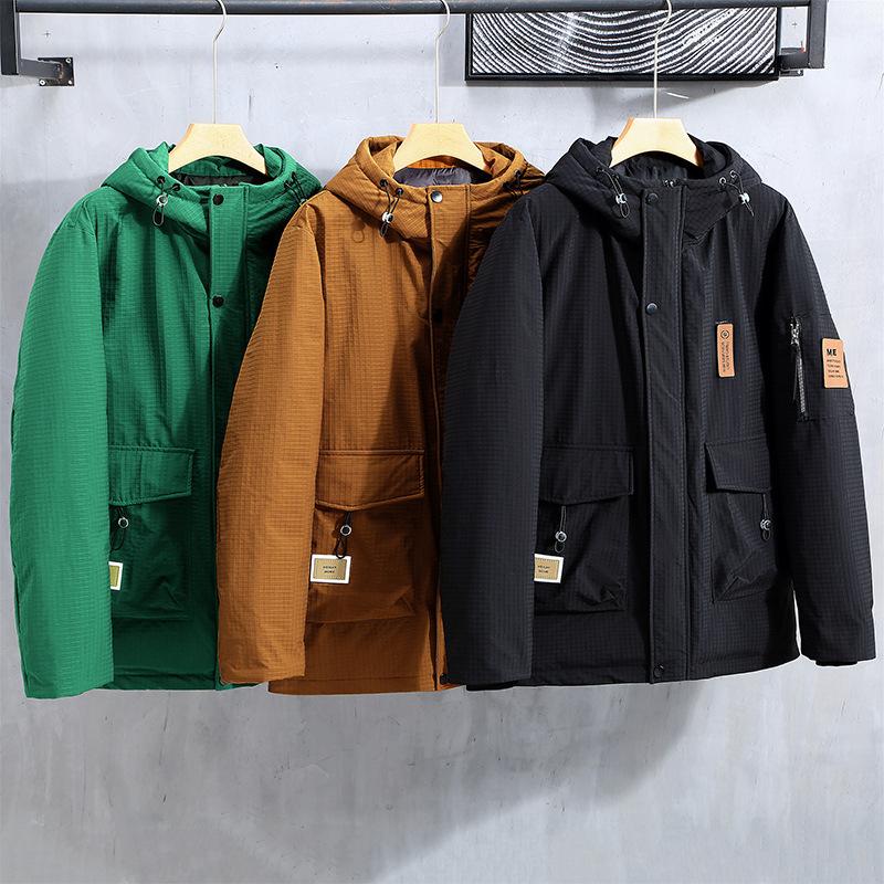 Cargo Down Jacket Men Winter Warm Thick Jackets Plus Size 11XL Men's Puffer Jacket Fashion Casual Winter Coat Male