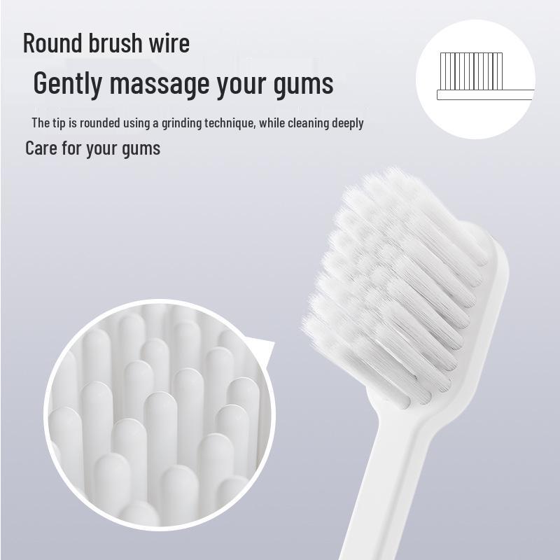 Portable Soft Bristle Travel Toothbrush - Compact & Comfortable for Business Trips