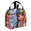 Gepersonaliseerde Custom Rainbow High Lunchtas Heren Dames Koeltas Warm Geïsoleerde Lunchbox voor Student School lunchbag