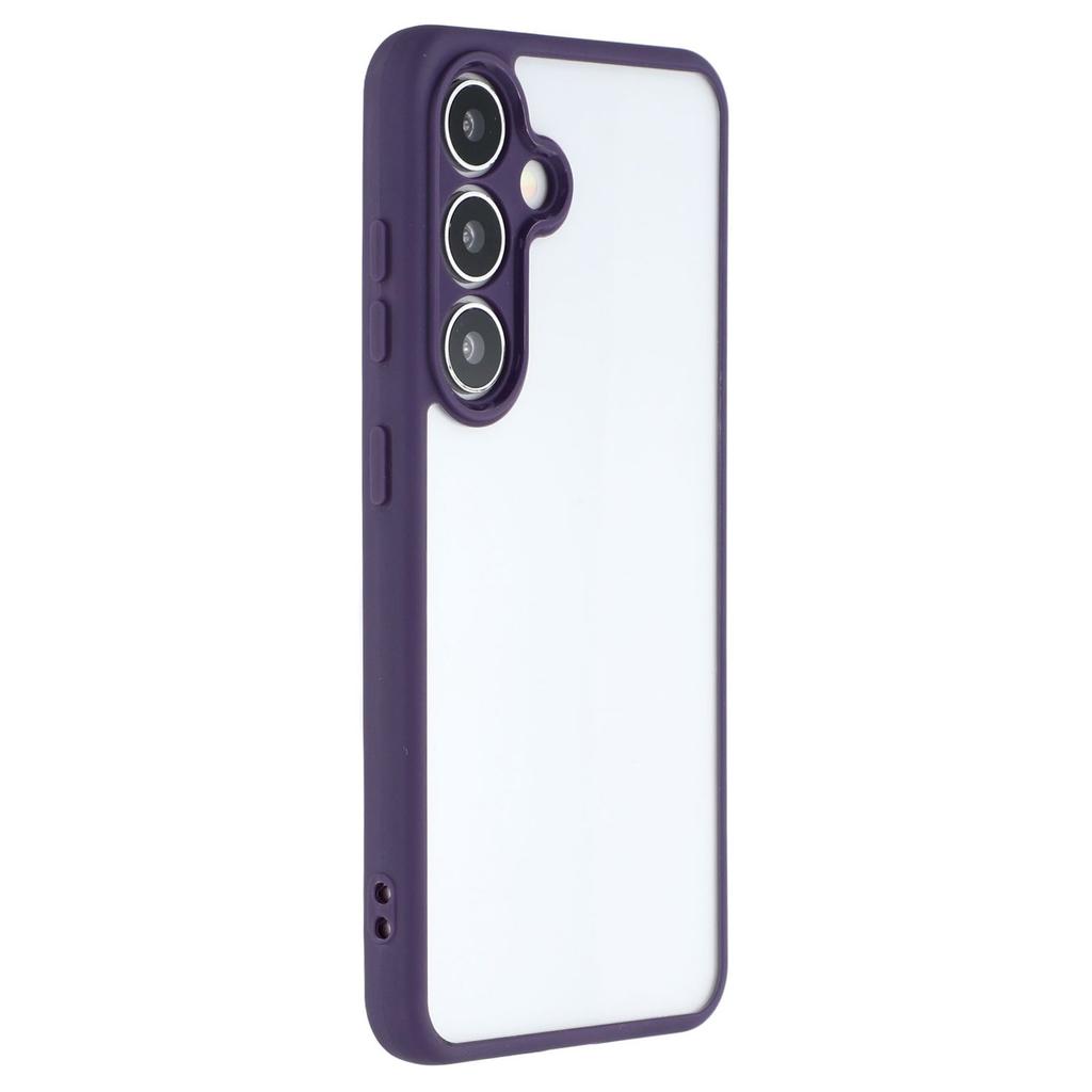 For Samsung Galaxy S25/S24 Phone Case TPU + Acrylic Clear Back Cover