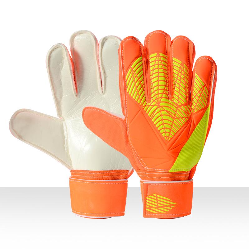 Goalkeeper Gloves: Thickened Latex, Wear-Resistant, Anti-Slip, Adult Model with Finger Protection