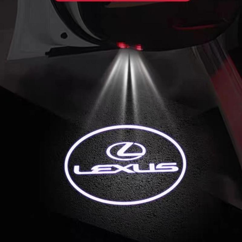 2Pcs Accessory For Lexus UX UX250H IS250 RX300 350 330 RX450h GX470 460 IS200 300 ES300h ES250 LS46 LED Projector Car Door Light