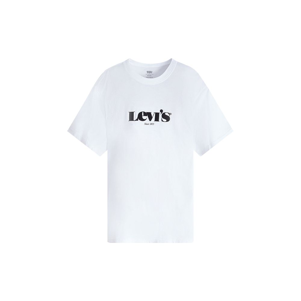 

Футболка Levis Crew Neck из хлопка с логотипом, мужская, белая 16143-0083