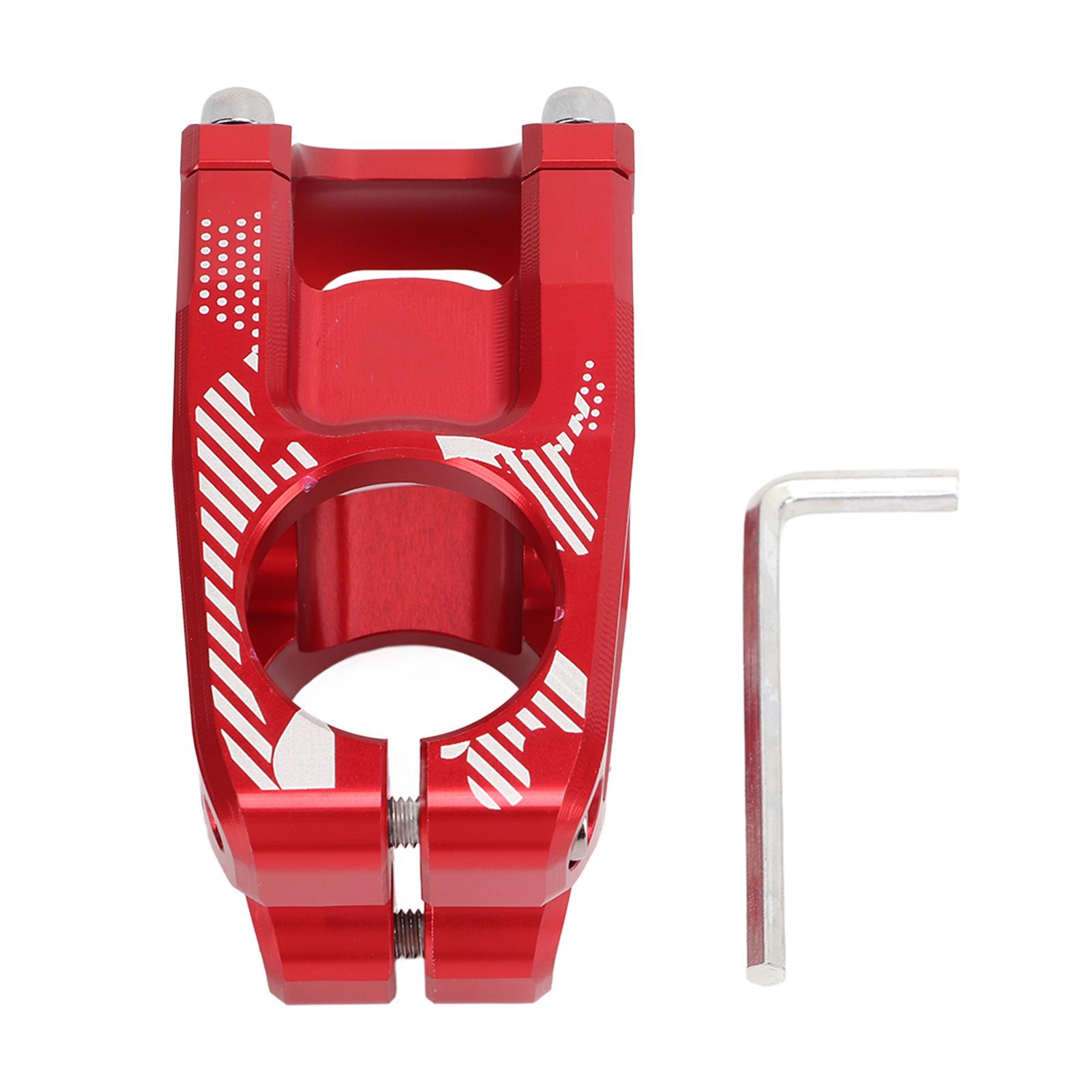 LUNJE Bike Stem 31.8x45mm Short Handlebar Stem Aluminum Alloy CNC Hollowing Ultralight for Road Mountain Bike