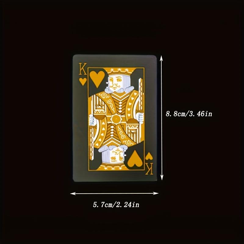 Deck of Playing Cards and 7 Dice Set  Plastic Waterproof and Wear-resistant Playing Cards  Silver and Black Two-color Multi-Sided Numerical Dice