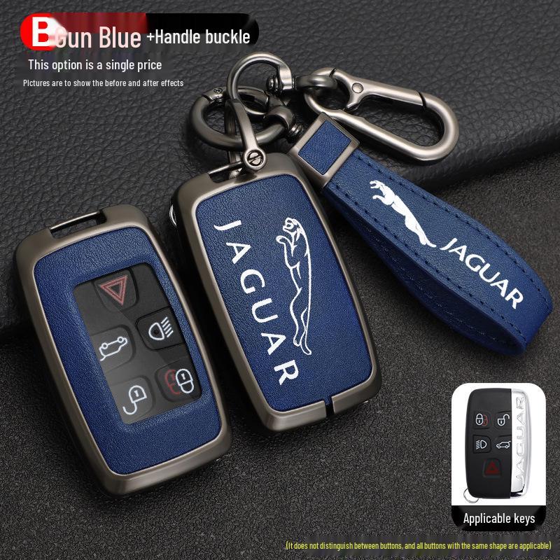 Jaguar Key Case for XFL, XEL, F-Pace, F-Type, XF, XE, XJ, E-Pace Models
