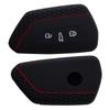 Black Soft Silicone Key Cover Set for Golf 8 For Skoda Enyaq IV 2 Pieces