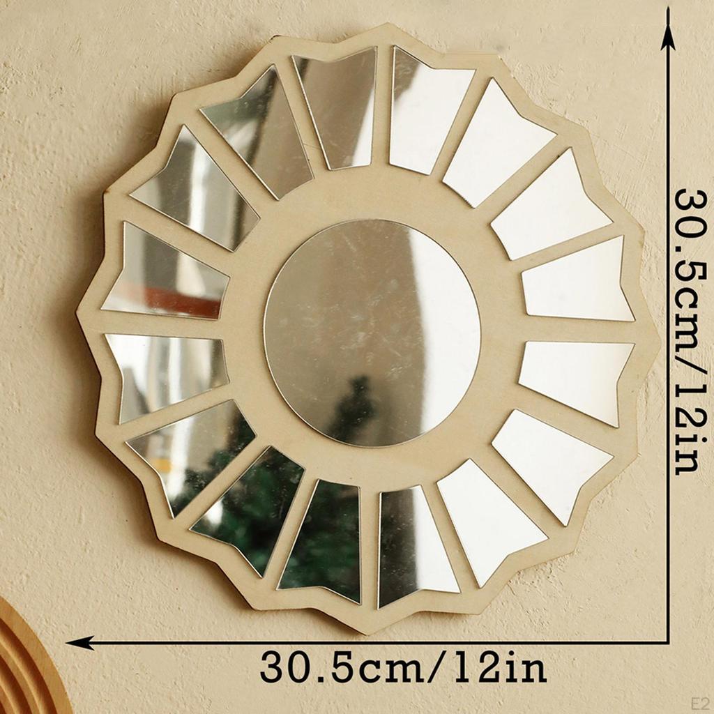 Nástěnné zrcadlo Akcent Dekorativní Boho Styl Umělecké Řemeslné Dekorace na Balkon Ložnice