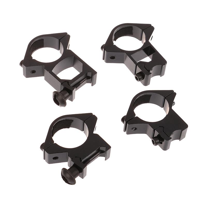 2Pcs Hunting Rifle Scope Mounts Ring For Dia 25.4Mm Tube Scopes 11Mm 20Mm Dovetail Picatinny Rail Tactical Flashlight Mount