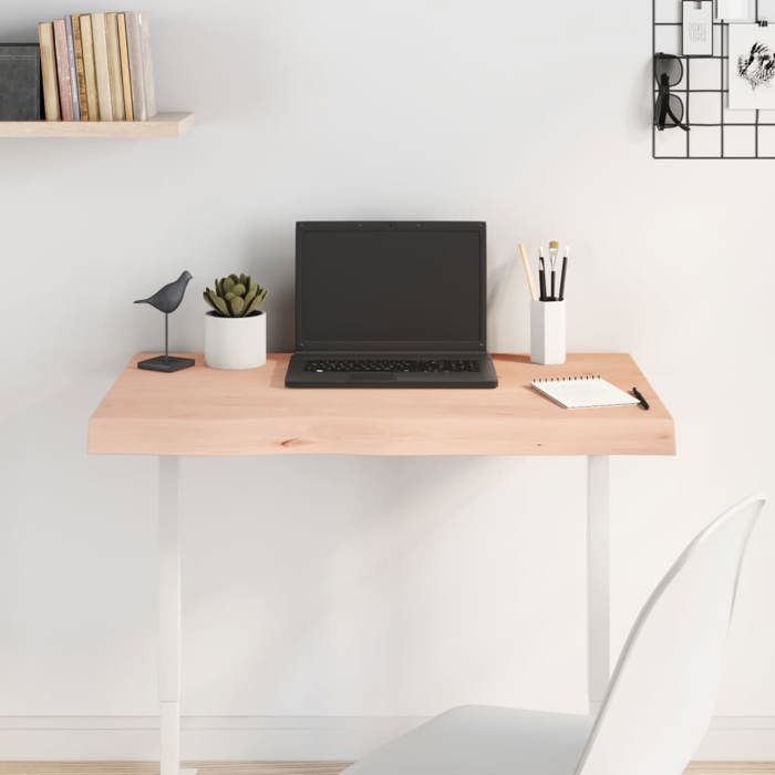VidaXL Table Top 80x60x6 Cm Solid Untreated Oak Wood 3156298