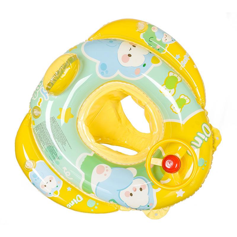 

Мультяшный медведь Тедди Утолщенный надувной детский руль Круг для плавания StyleA