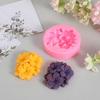 2pcs Silicone Molds 3D Flowers Making Candles Soaps Resin Items and Plaster Casts DIY Crafts and Decorative Endeavors