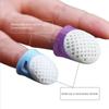 DIY Silicone Thimble Anti-stick Finger Cover Thimble Hand Cross-stitch Sewing Accessories Anti-slip Finger Protection Thimble