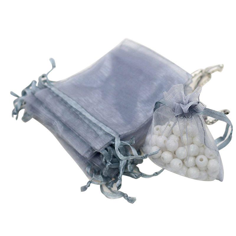 100pcs Organza Bag Christmas Drawstring Pouches Party Wedding Favor Gift Bags Small Size Multi-color for Holiday Party Favors