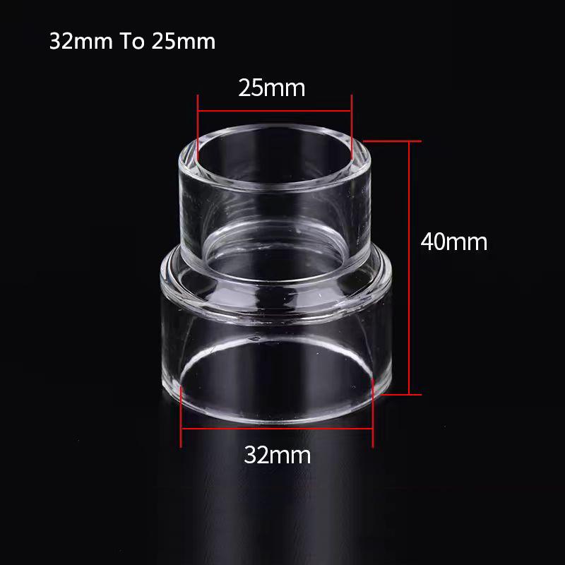 Transparent Acrylic Pipe Variable Diameter Direct Connectors Aquarium Fish Tank Joints Water Tube Garden Irrigation DIY Fittings